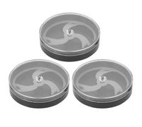 SUPVOX Estuche de Viaje para Relojes 3 Unidades Negro Caja Plástica Resistente a Golpes y Polvo Protector Portátil para Almacenamiento y Exhibición de Relojes en Actividades al Aire