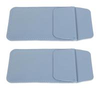 SUPVOX Estuche Organizador para Bolígrafos de PU Piel Sintética Funda Portátil para Bolígrafos de Médico y Enfermera Color Azul Niebla 2 Piezas Protector Práctico para Bolsillo de