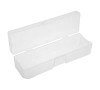 SUPVOX Estuche para Gafas de Natación de Snorkel, Caja Rígida Transparente de 18x5 Cm, Resistente al Impacto, Ligero y Portátil para Buceo, Snorkeling y Viajes al Aire Libre