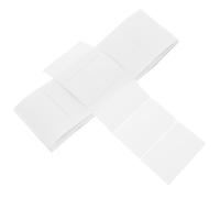 SUPVOX Etiquetas Adhesivas Autoadhesivas de Papel Claro 80x50 Mm Esquinas Redondeadas, 100 Unidades para Impresora de Etiquetas, Ideales para Correo, Dirección y Organización en Oficina