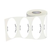 SUPVOX Etiquetas Adhesivas para Envases Enlatados, 2.5x5 Cm, 500 Unidades por Rollo, Autoadhesivas Permanentes para Congelador y Almacenamiento, Pegatinas Resistentes para Tarros