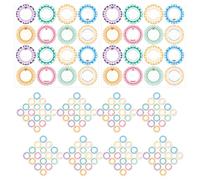 SUPVOX Etiquetas Autoadhesivas Redondas Impermeables de PVC Etiquetas Grabables para Alimentos y Botellas Pegatinas de Colores Escritas 20 Hojas para Organización y Uso Cocina y Baño