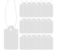 Etiquetas de Marcas de Regalo de Papel Etiquetas de Precio de Joyería con Hilo Etiquetas de Ropa, 500 Piezas