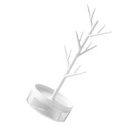 SUPVOX Exhibidor Giratorio de Joyas de 1 Pieza Organizador de Pendientes y Collares Bandejas Inferiores Soporte de Escritorio Multifuncional para Colgar Pulseras y Accesorios