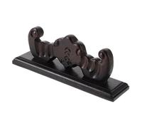 SUPVOX Expositor De Flautas De Bambú Soporte De Escritorio Para Dos Instrumentos De Viento Almacenamiento De Instrumentos Musicales Diseño Tallado