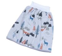 SUPVOX Falda de Pañal para Bebés Pantalones de Entrenamiento Transpirables Impermeables de Algodón y Tpu Ropa Interior para Niños 1
