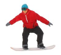 SUPVOX Figuras en Miniatura de esquiadores: Modelos Humanos diminutos a Escala 1:87 para decoración de paisajes invernales - Accesorios para mesas de Arena - Adornos para Fiestas de esquí