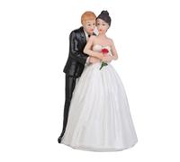 SUPVOX Figurita para Pastel de Boda Estatua Decoración Romántica para Celebraciones y Fiestas de Bodas