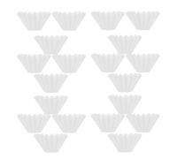 SUPVOX Filtros de Papel para Café de Mano Tamaño Pequeño Color Claro 50 Unidades Filtro en Forma de Cesta para Café Molido Compatibles Método Pour-over Accesorios Espresso