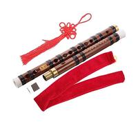 SUPVOX Flauta de Bambú Estilo Chino para Principiantes Tono G Flauta Portátil para Estudiantes y Adultos de Introducción