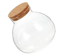 SUPVOX Frasco de para Terrarios de Micro Paisaje con Tapa de Corcho Contenedor Ecológico para Plantas de y Decoración Interior