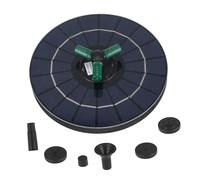 SUPVOX Fuente Solar para Jardín con Luz LED Bomba de Agua Flotante para Baños de Pájaros y Estanques Diseño y Instalación para