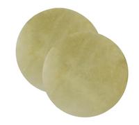 SUPVOX Funda de Piel Natural Set de 2 Piezas para Parche de Instrumento Africano Material Duradero y Confiable para Percusión
