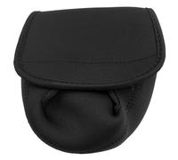 SUPVOX Funda para Carrete de Pesca Resistente de Neopreno Protector Ligero y Portátil para Carretes Baitcasting Funda Protectora Negra Grande para Almacenamiento Seguro