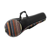 SUPVOX Funda para Mandolina Portátil Acolchada con Diseño Étnico Grueso Bolsa Ligera y Resistente para Almacenamiento y Transporte de Instrumento Musical Colores Surtidos