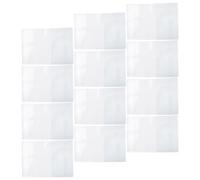 SUPVOX Funda para Pasaporte de Viaje Multifuncional, Transparente, de PVC, 20 Piezas, Organizador de Documentos y Tarjetas, Adecuado para Proteger Pasaporte y Uso en Viajes
