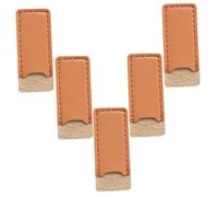 SUPVOX Funda Protectora de Cuero para Tijeras de Costura y Podar 5 Piezas Bordado Cruzado Funda de Seguridad Compacta y Ligera para Guardar Tijeras Protección de Puntas Adecuado para