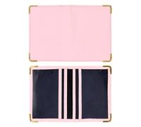 SUPVOX Funda Protectora para Tarjetas De Crédito y Bancarias, Estilo Práctico, Cuero PU Rosa, Diseño Múltiple Ranuras, para Mujer, Uso Diario y Viajes, Tamaño Compacto