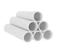 SUPVOX Fundas para Base de Vela de Plástico PVC, Tubos Anulares para Candelabros, Tamaño 22x105mm, Pack de 20 Unidades, Accesorios Reutilizables para Decoración del Hogar