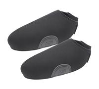 SUPVOX Fundas Portátiles para Botas de Esquí Resistentes al Viento, Anticongelantes, Cordón Ajustable de 43 Cm, Material de Neopreno Negro, Protectores Cálidos y Prácticos para