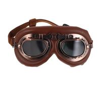 SUPVOX Gafas de Sol Plegables para Perros Pequeños Protección UV Prueba de Viento Lentes Grises Marco Cobre Antiguo Ligeras y Resistentes al Agua para Verano Playa Senderismo y