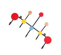 SUPVOX Gancho de Pared Creativo de Hierro Multicolor sin Perforaciones para Colgar Ropa y Toallas, Diseño Nórdico Resistente para Baño y Cocina, Percha Metálica Funcional y Decorativa