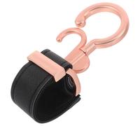 SUPVOX Ganchos Giratorios para Cochecito Organizador Portátil Clip para Bolso Accesorio para Stroller Shopping Bags de Poliéster y Aleación