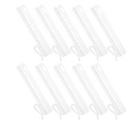 SUPVOX Ganchos para Cortinas de Plástico Grueso 35 Piezas, Clip Ajustable y Extensible 9.5 Cm, para Cinta Plisada, Perchas para Cortina de Ducha y Salón, Accesorios Ventanas