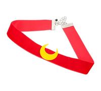 SUPVOX Gargantilla de Luna Creciente Ajustable para Mujer Collar Delicado de Media Luna Minimalista Cadena para Clavícula de Estilo Moderno y Versátil Joyería Celestial para Ocasiones