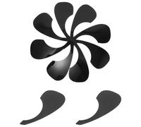 SUPVOX Golpeador Autoadhesivo para Guitarra Acústica 40/41 Pulgadas, Protector en Forma de Gota de Agua Negro, 10 Piezas, Placa Antirrayaduras para Guitarra Acústico-eléctrica,