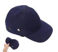 SUPVOX Gorra de Béisbol Ajustable Protección Antigolpes, Ligera de Algodón y Abs para Trabajo y Actividades al Aire Libre, Color Azul para Hombres y Mujeres