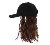 SUPVOX Gorra de Peluca Pelo Sintético Estilo Bobo Short y Rizado para Uso Diario y Eventos Especiales para Hombre y Mujer Color Natural
