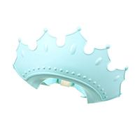 SUPVOX Gorro de Baño Ajustable para Niños Color Verde Protección para Ojos y Oídos, Material Tpe y PP, Diseño en Forma de Ducha Confortable