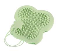 SUPVOX Guantes de Baño para Mascotas de Silicona Verde, Cepillo para Gatos y Perros Pequeños, Peine Masajeador para Eliminar Pelo y Muda, Guantes para Fregar y Limpiar Mascotas, 34