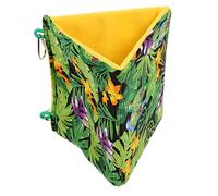 SUPVOX Hamaca Colgante Nido para Pájaros Sombrilla Verano para Mascotas Diseño Tropical
