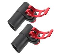 SUPVOX Hebilla de Bloqueo Externa para Bastón de Trekking de Aleación de Aluminio 2 Piezas Clip Antideslizante para Senderismo y Escalada Accesorio Resistente para Deportes al Aire