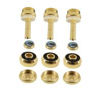 SUPVOX Hebilla De Botón De Pistón Para Trompeta Color Dorado, Juego Pequeño De 12 Piezas Metálicas, Accesorios Para Instrumentos Musicales, Suministros Portátiles Para Reparación De Válvulas