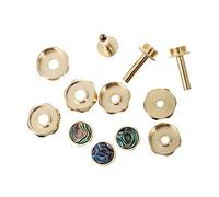 SUPVOX Hebilla del Botón Dorada para Trompeta de Cobre, Accesorio Sencillo y Duradero para Instrumentos Musicales, Adecuado para Músicos de Trompeta