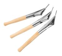 SUPVOX Herramientas para Esculpir Cerámica 3 Piezas Herramienta de Cera Batik para Moldear Arcilla para Tallado y Pintura Aptas para Manualidades y Cerámica