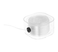 SUPVOX Hilo Elástico para Hacer Pulseras 0,6 Mm X 55 M, Cordón Blanco para Joyería y Abalorios, Material Flexible para Bisutería Diy, Compatible Cuentas, Suministro Duradero