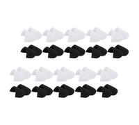 SUPVOX Hombreras de Esponja Grandes 20 Pares (10 Negras 10 Blancas) Acolchadas para Realzar Hombros, Flexibles y Lavables, para Trajes, Abrigos y Chaquetas de Mujer