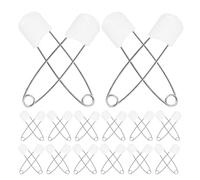 SUPVOX Imperdibles Reutilizable Pañales 30 de Ñiño Diseño para Grandes Cierre Portátil y Multiusos, Aleación de Zinc y Pp Seguro para Padres y Niños