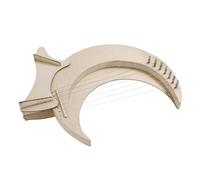 SUPVOX Instrumento Musical de Lira Base Portátil para Principiantes Arpa Pequeña de Madera de 7 Cuerdas Conjunto de Arpa para Aprendizaje y Entretenimiento Musical