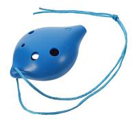SUPVOX Instrumento musical de Ocarina principiantes practican ocarina mini ocarina para principiantes Principiante Ocarina Instrumentos musicales el plastico Azul Color Aleatorio