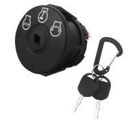 SUPVOX Interruptor de encendido del coche de césped encendido del cortacésped piezas de bujías de cortacésped switch de ignición Metal Negro