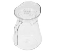 SUPVOX Jarra de Jugo Acrílica Transparente de 1 Litro Tapa Segura, Hervidor de Agua Fría Versátil para Refrigerador, Recipiente para Bebidas Frías y Calientes Adecuado para Picnic