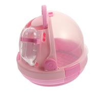 SUPVOX Jaula Portátil para Pájaros Transparente Ligera para Viaje Transportín de Mano para y Agapornis Diseño Compacto con Base Galvanizada para Protección y Traslado Seguro de Aves