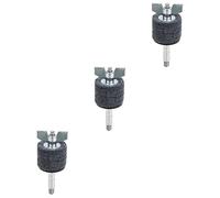 SUPVOX Juego De 3 Piezas Ar Sombrero Accesorio De Tambor De Jazz Para Instrumentos Musicales Soporte De Caída De Embrague De Charles Aleación W01 Batería Tornillo