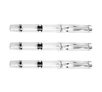 SUPVOX Juego de 3 Plumas Estilográficas Recargables de Caligrafía Punta de Pelo Suave de Bolígrafos de Tinta para Dibujo y Acuarela Portátiles Gran Capacidad para Escritura Artística