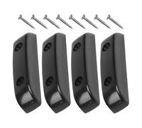 SUPVOX Juego De 4 Apoyapulgar Eléctrico Con Tornillo De Montaje, Reposapulgar De Plástico Negro, Accesorio Para Guitarra, Adecuado Para Músicos y Enseñanza